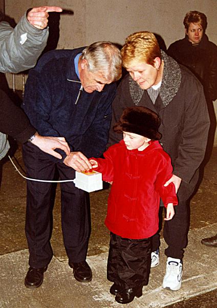 1176.  Switching on town  Christmas Lights